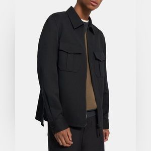 Theory Cotton-Wool Shirt Jacket